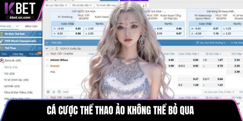Cá cược thể thao ảo không thể bỏ qua